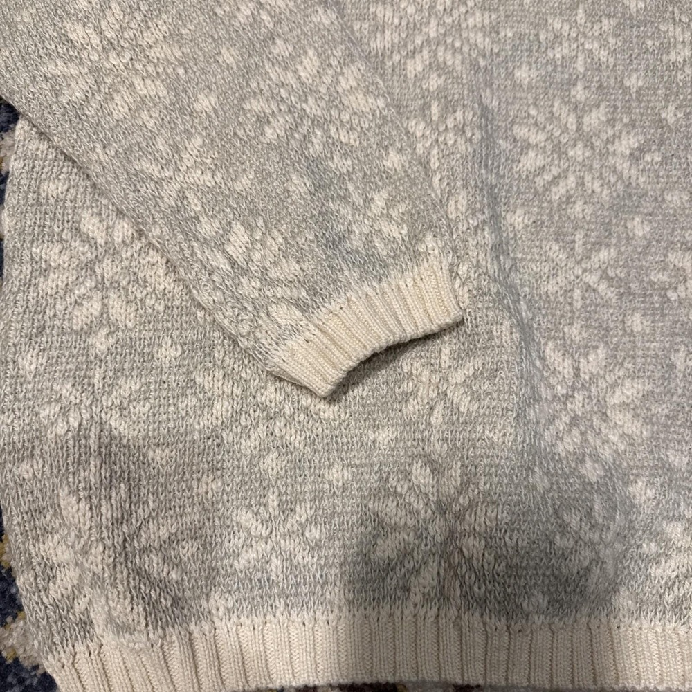 VTG Binghamton Knitting‎ Co. Cream Tan Knit Sweater Mens Sz M Crewneck USA - Picture 4 of 11